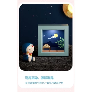 Rock x Doraemon Frame Lamp โคมไฟโดราเอม่อน โดเรม่อนของแท้!!!