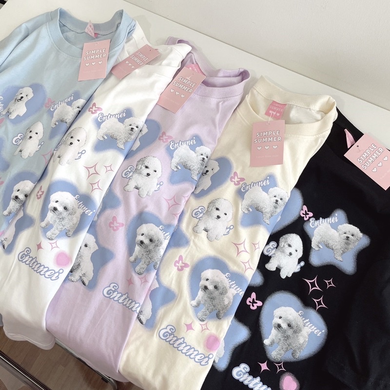 Sugarbeetshop | S118 Entonie tee เสื้อโอเวอร์ไซต์ oversize เสื้อยืดผ้า cotton