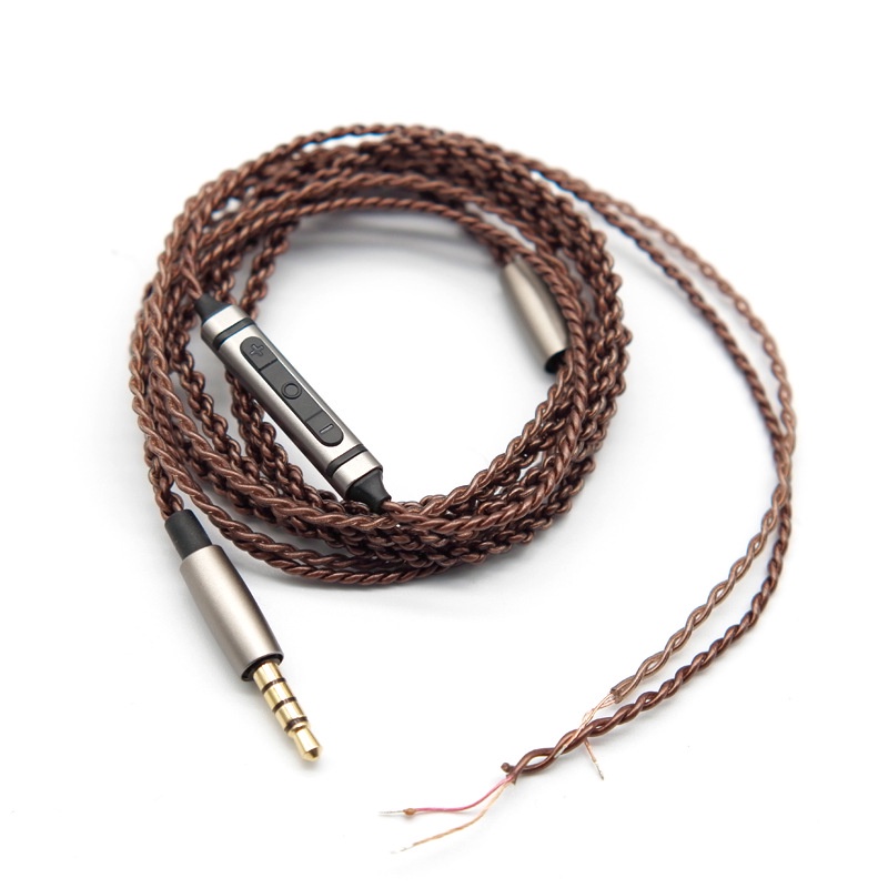 1 ชิ ้ น 1.2 ม . DIY UE เปลี ่ ยนสายสัญญาณเสียงหูฟังซ ่ อมชุดหูฟังลวด DIY หูฟังสาย