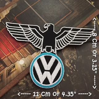 VolksWagen ตัวรีดติดเสื้อ อาร์มรีด อาร์มปัก ตกแต่งเสื้อผ้า หมวก กระเป๋า แจ๊คเก็ตยีนส์ Racing Embroidered Iron on Patch 4