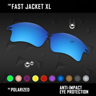 Oowlit เลนส์โพลาไรซ์ แบบเปลี่ยน หลากสี สําหรับ Oakley Fast Jacket XL OO9156