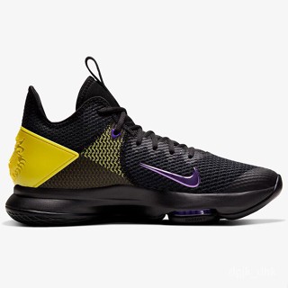 Spot สินค้า iShoesAuthentic Nike LeBron Witness 4 EP Men s Shoes Yellow Wear-Resistant Basketball Shoes CD0188-004 ZTCY