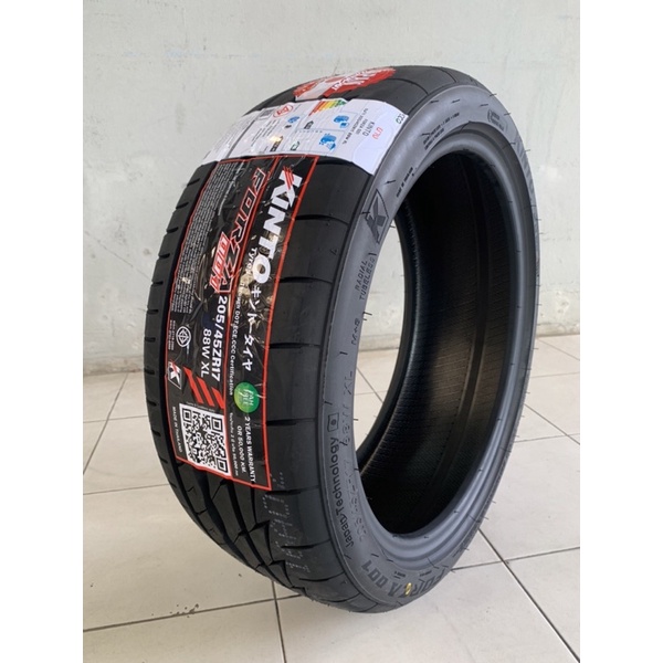 🇹🇭205/45R17KintoForza001(ลายRE004)ปี25🇯🇵