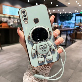 เคสโทรศัพท์ สําหรับ VIVO Y17 Y15 2020 Y12 Y11 มือถือแบบนิ่ม กันกระแทก กันรอยกล้อง ลายนักบินอวกาศ หรูหรา