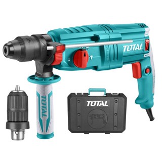 TOTAL สว่านกระแทกโรตารี่ 3 ระบบ TH308268-2 เปลี่ยนหัวไม่ได้ 26 มม. 800 วัตต์ Rotary Hammer