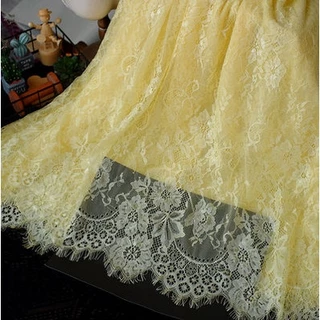 ผ้าลูกไม้ 3 เมตร 3 เมตร แฮนด์เมด คุณภาพสูง สีขาว สําหรับตกแต่งขนตา DIY