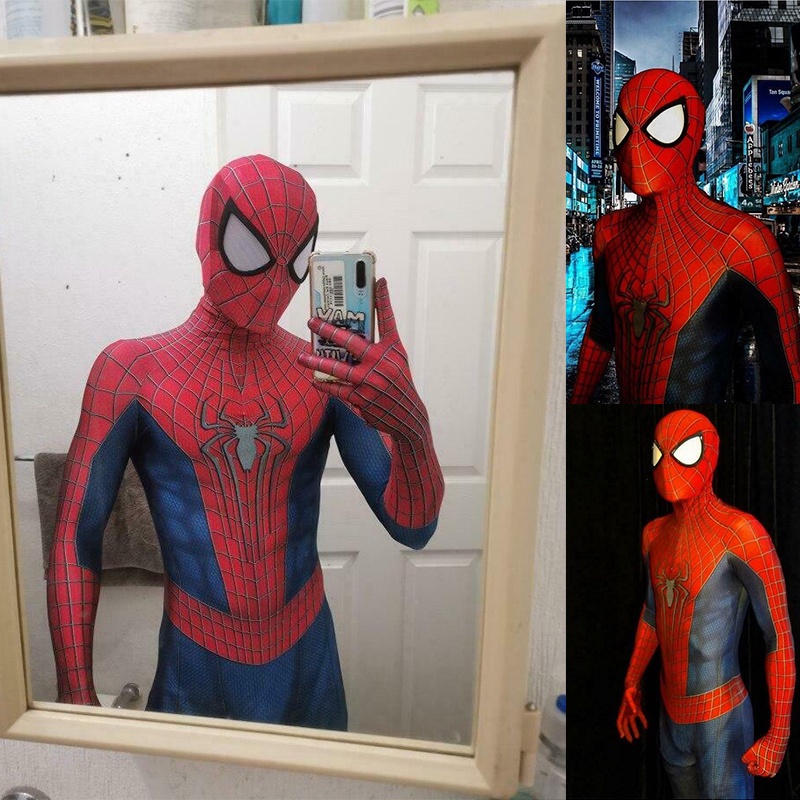 ชุดคอสเพลย์ Spiderman Zentai สําหรับผู้ใหญ่