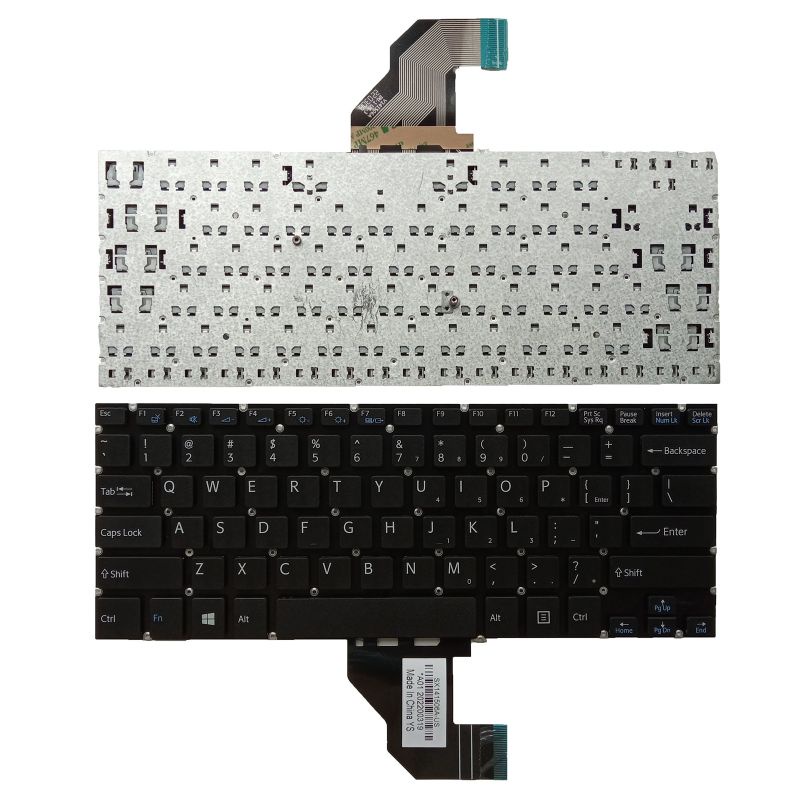 ใหม่สีดํา Sony VAIO SVF14 SVF142 SVF143 SVF14E SVF14215CXB SVF142A29W แป้นพิมพ์แล็ปท็อป US