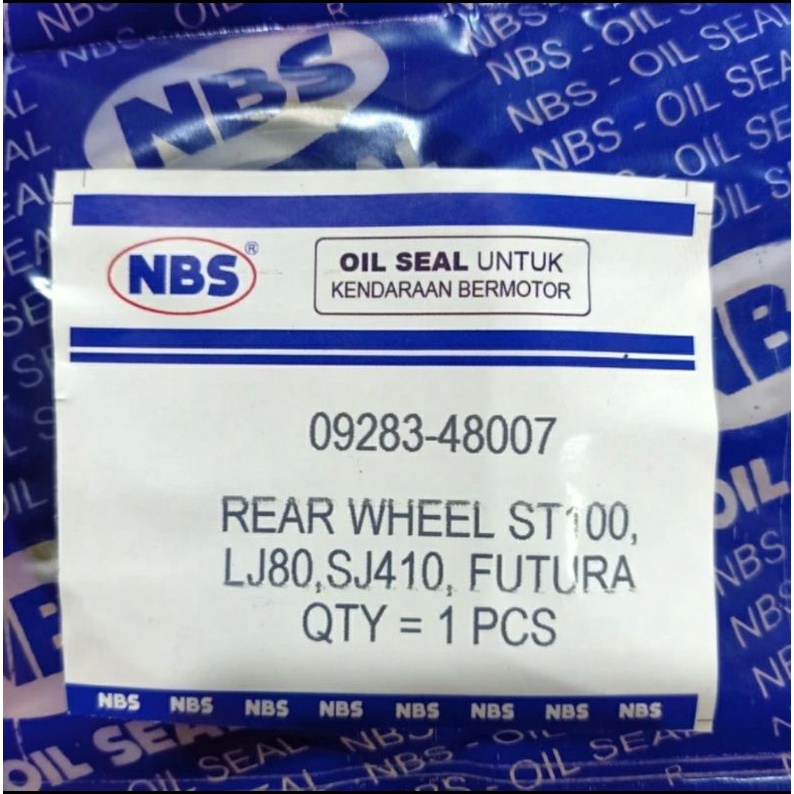 NBS Seal / ซีลล้อหลัง Katana/SJ 410/LJ 80/T120 SS (09283-48007) ขนาด 60-80-9