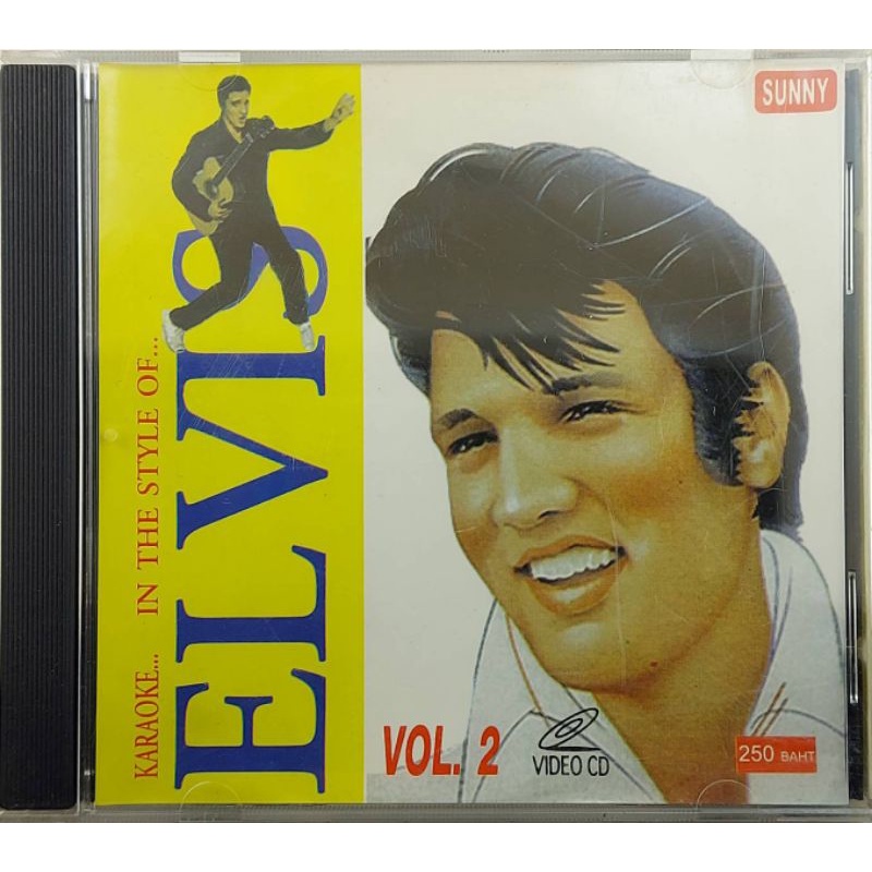 ***SPECIAL PRICE***ขายแผ่นVCD (KARAOKE) ELVIS (ปก/แผ่น VG+++NM)  เพลงฮิตเพราะทุกเพลง น่าเก็บสะสม