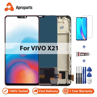 อะไหล่หน้าจอสัมผัสดิจิทัล LCD แบบเปลี่ยน สําหรับ VIVO X21 X21A X21 UD A 1725