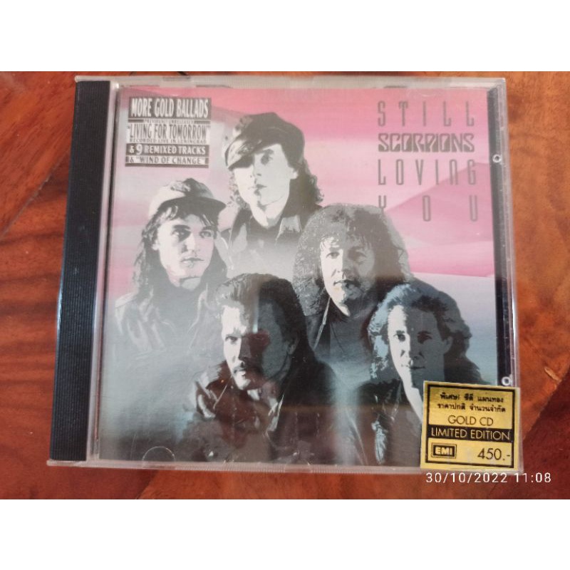 ซีดีเพลง cd music Scorpions รวมเพลงแผ่นทอง มือสอง สภาพดี