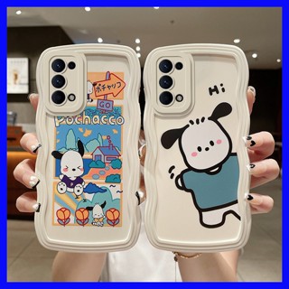 เคส OPPO Reno 5 เคส OPPO Reno5 5G tpu ซิลิโคน ลายคลื่น เคสป้องกัน ขอบเต็ม เคสนิ่ม