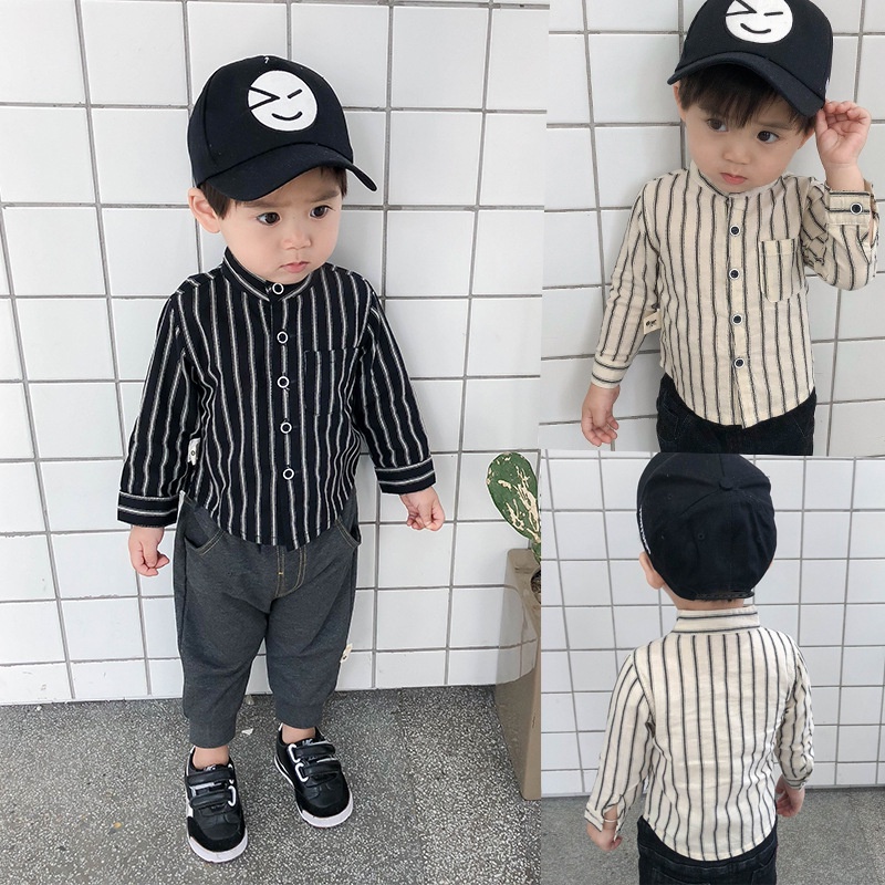 พร้อมส่งจ้า เสื้อเชิ้ตหนุ่มน้อย เสื้อเชิ้ตคอจีน หล่อใส เกาหลีมากคร้าาา