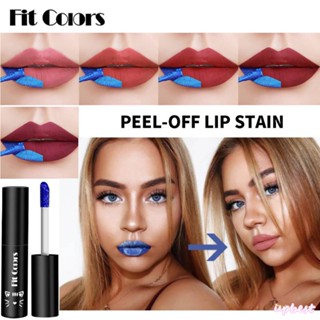 ♕Fit Colors Blue Peel-Off Lip Stain Waterproof Sweatproof Lasting Lip Glaze Matte Staying Base Color Lip Tinting Tear Off Liquid ลิปสติก