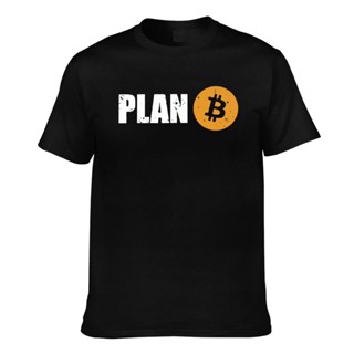 ขายดี เสื้อยืด พิมพ์ลาย Bitcoin Plan B ของขวัญวันเกิด สําหรับผู้ชาย