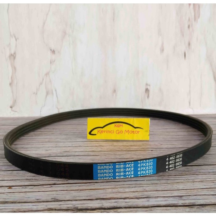 Bando Van Belt 4PK 830 V เข็มขัดพัดลมเข็มขัด Groove 4PK-830 Dynamo Fan Belt Great Corolla Gti 1.6