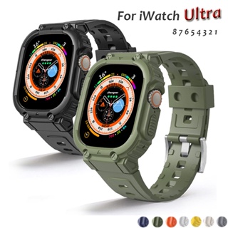 เคส พร้อมสายคล้อง สําหรับ Apple Watch Ultra 8 7 6 Se 5 4 iWatch 49 มม. 45 มม. 44 มม. 41 มม. 40 มม. 38/42