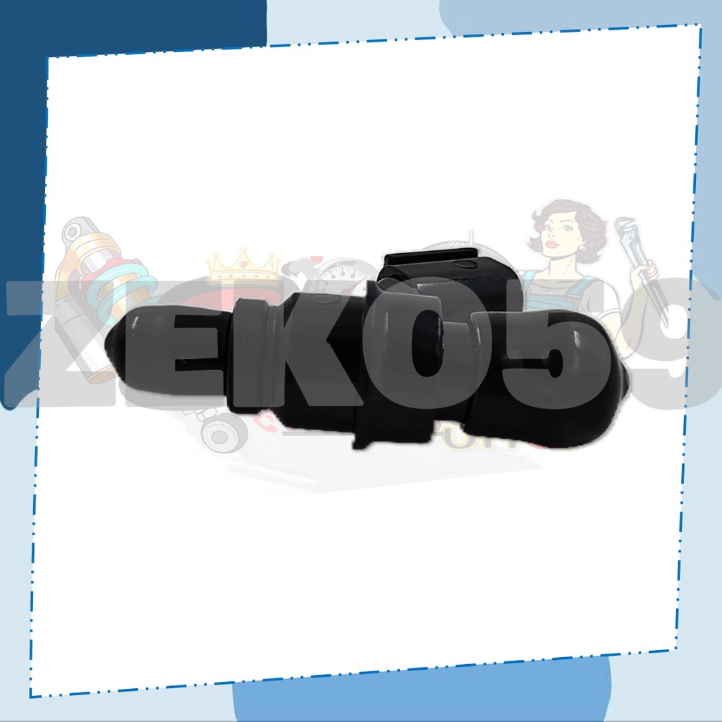 หัวฉีด 6รู ตัวยาวแบบเก่า/ตัวสั้นแบบใหม่ สำหรับรถมอเตอร์ไซต์รุ่น HONDA WAVE110I **กรุณาเลือกด้านล่าง** - รูปที่ 2