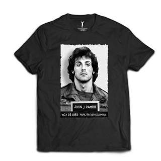 Tmgts1 [พร้อมส่ง] เสื้อยืดแขนสั้น พิมพ์ลาย John Rambo Mugshot พลัสไซซ์ ของขวัญวันเกิด สําหรับผู้ชาย XS-6XLสามารถปรับแต่ง