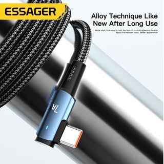 Essager อุปกรณ์ชาร์จเร็ว 7A 100W USB เป็น Type c 7A กระแสไฟสูง สําหรับ Realme VIVOtype c