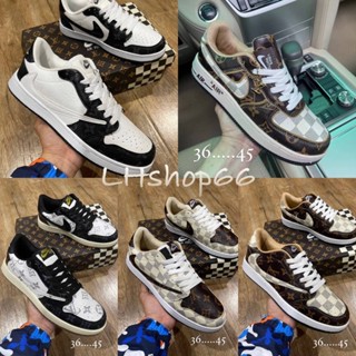 🌸รองเท้าผ้าใบ N Air Jordan x LV 🌸สินค้าพร้อมส่ง36-45 รองเท้ากีฬา