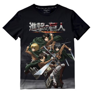 Dextreme เสื้อยืด (DAT-003) ลาย ผ่าพิภพไททัน Attack on Titan ผ้า SUB