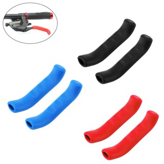 1 Pair Bicycle Brake Handle Cover Bike Brakes Silicone Sleeve Universal Type Brake Lever Protection Covers Cycling Accessory