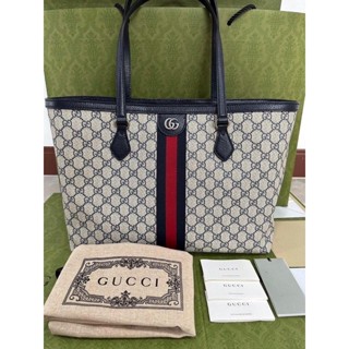 New Gucci Ophidia GG medium tote ของใหม่ราคาดีมาก ใส่ของได้จุใจจ้า   Size กว้าง 38 ซม. x สูง 28 ซม. x ลึก 14 ซม.