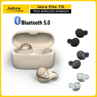 Jabra Elite 75t ชุดหูฟังบลูทูธไร้สาย ตัดเสียงรบกวน กันน้ํา พร้อมไมโครโฟน สําหรับเล่นกีฬา