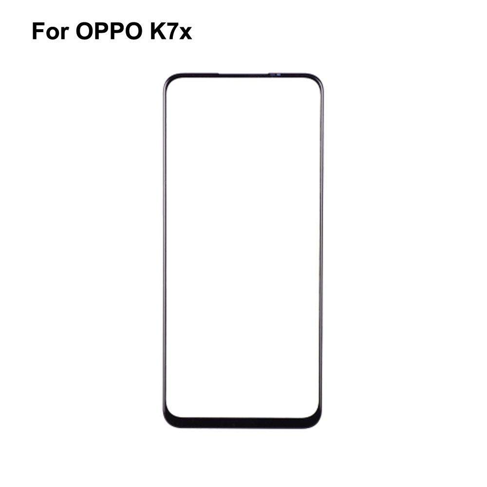 สําหรับ OPPO K7x ด้านหน้า LCD Glass เลนส์หน้าจอสัมผัสสําหรับ OPPO K 7x หน้าจอแผงด้านนอกกระจกหน้าจอไม