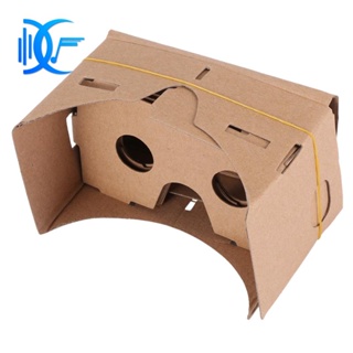 แว่นตาเสมือนจริง 3D VR 6 นิ้ว สําหรับ Google Cardboard DIY