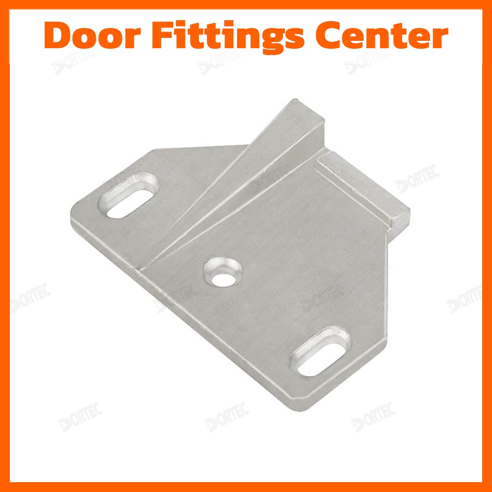 เพลทรับลิ้นคานผลักประตูหนีไฟ SS304 DORTEC #DT120V-P [เพลทรับลิ้น เพลทรับคานผลัก เพลทประตูหนีไฟ อะไหล