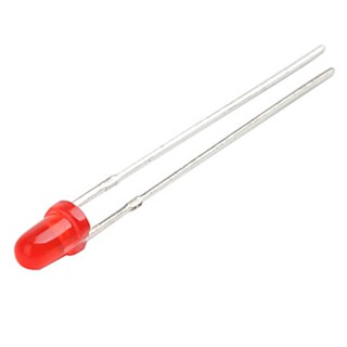 Red LED 5mm หลอด LED สีแดง 5mm 10 หลอด