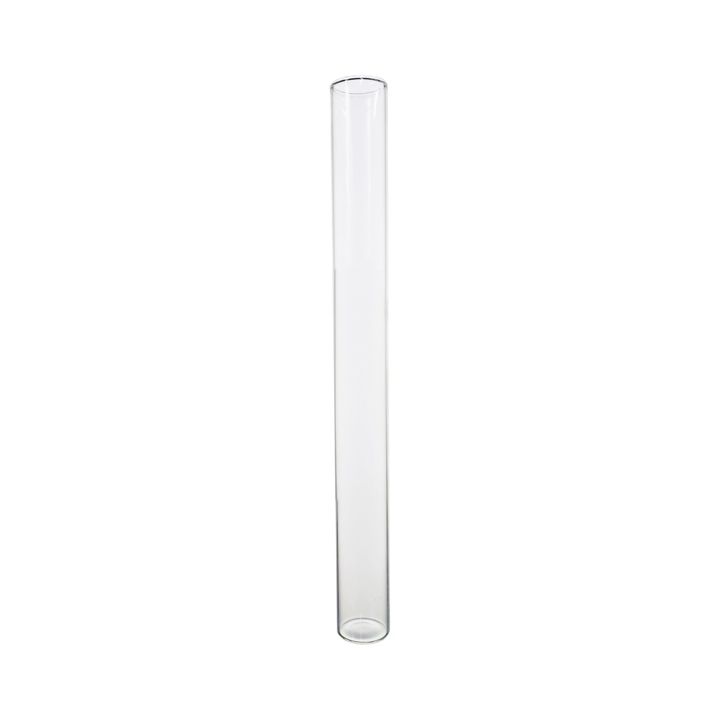 หลอดทดลอง ก้นเรียบ ขนาด20x200 mm. (borosilicate 3.3) สำหรับทดลองสาร ใส่ดองไม้แห้ง เลี้ยงมด ฯลฯ