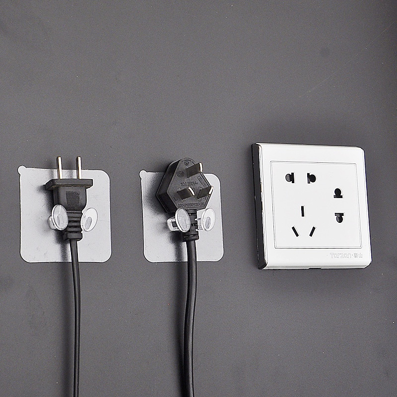 Goody Home แขวนปลั๊กไฟ ไม่ต้องเจาะผนัง 1 ชิ้น, 5 ชิ้น/แพ็ค - รูปที่ 3