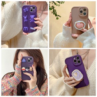 เคสโทรศัพท์มือถือ ซิลิโคนนิ่ม TPU พร้อมขาตั้งไข่มุก 3D สําหรับ Huawei MATE50 MATE40 MATE40E MATE20 pro MATE30 pro MATE30E