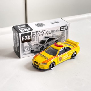 Tomica Takara Tomy Nissan Skyline GT-R (BNR34) Rescue Patrol Car (ตัวพิเศษในแคมเปญ) โทมิก้า โทมี่ รถเหล็ก รถของเล่น