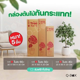 ✅ ถูกที่สุดกล่องใส่ต้นไม้ กล่องไปรษณีย์ (5 ชั้น) (1แพ็ค10ใบ) ส่งฟรี!!!