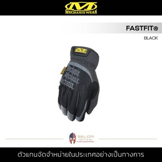 Mechanix Wear - FastFit [Black] ถุงมือทำงาน สีดำ ถุงมือช่าง น้ำหนักเบา หนังสังเคราะห์ 0.6มม ทัชสกรีน กระชับมือ