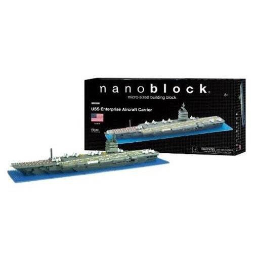 Nanoblock Uss Enterprise Aircraft Carrier เครื่องบินองค์กร นําเข้าขนาน [ส่งตรงจากญี่ปุ่น]
