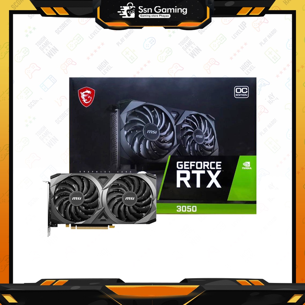การ์ดจอ MSI VENTUS 2X  RTX 3050 8GB