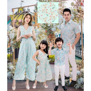 ชุดครอบครัว ชุดคู่รัก Jelly Deer จัมพ์สูทแม่ลูก จัมพ์สูท ชุดแม่ลูก Jumpsuit จัมพ์สูทขายาว