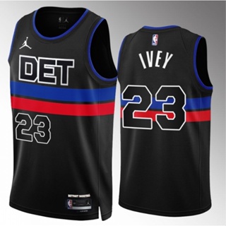 hot pressed 2023 nba Detroit Pistons No.23 Ivey black basketball jersey