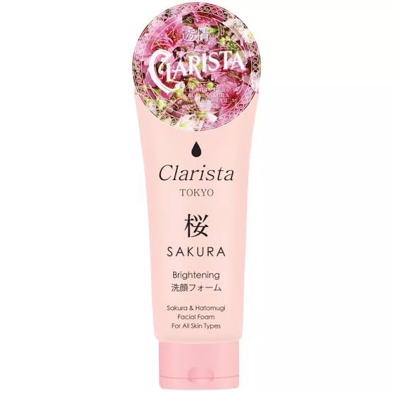 CLARISTA TOKYO SAKURA & HATOMUGI FACIAL FOAM 130g