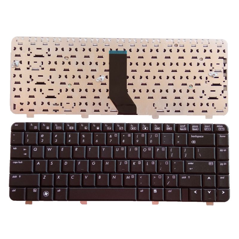 สําหรับ HP Compaq Presario CQ40-100 CQ40-200 CQ40-300 CQ40-400 US แป้นพิมพ์สีดํา