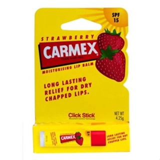 Carmex Strawberry Flavor Stick Lip Balm