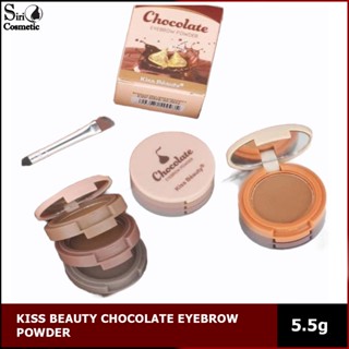 KISS BEAUTY CHOCOLATE EYEBROW POWDER