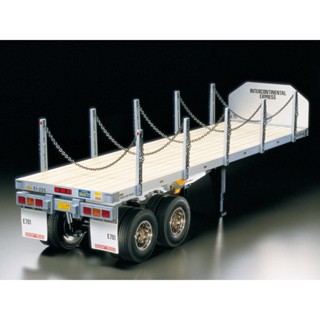 TAMIYA 56306 FLATBED SEMI-TRAILER FOR TAMIYA 1/14 SCALE R/C TRACTOR TRUCK