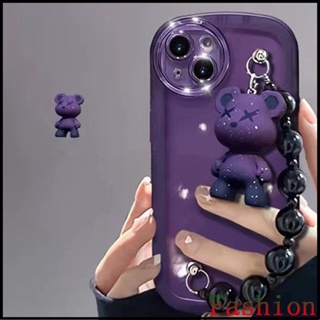 เคสไอโฟน Dark Purple Violent Bear Bracelet case for Apple14 เคสไอโฟน11 soft casesiPhone13promax xr เคสไอโฟน7พลัส xsmax 12 8+ เคสiPhone11 เคสไอโฟน14promax เคสi7plus caseiPhone11promax เคสi11 เคสiPhone13 14plus cases